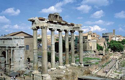 The Roman Forum in Rome
