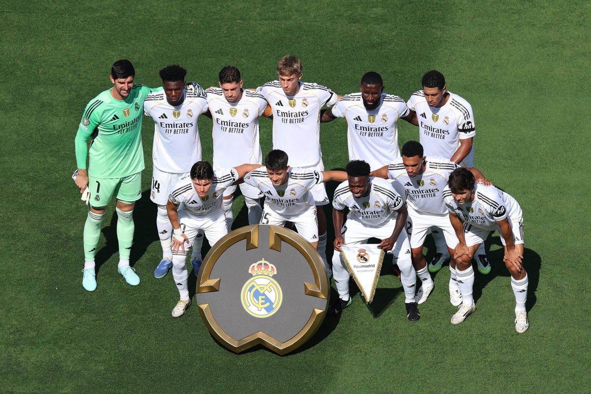 Real Madrid match day action